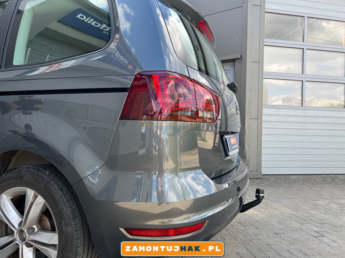 Hak holowniczy Westfalia A40V do Seat Alhambra - rozwiązanie wypinany hak holowniczy - niewidoczny po demontazu 